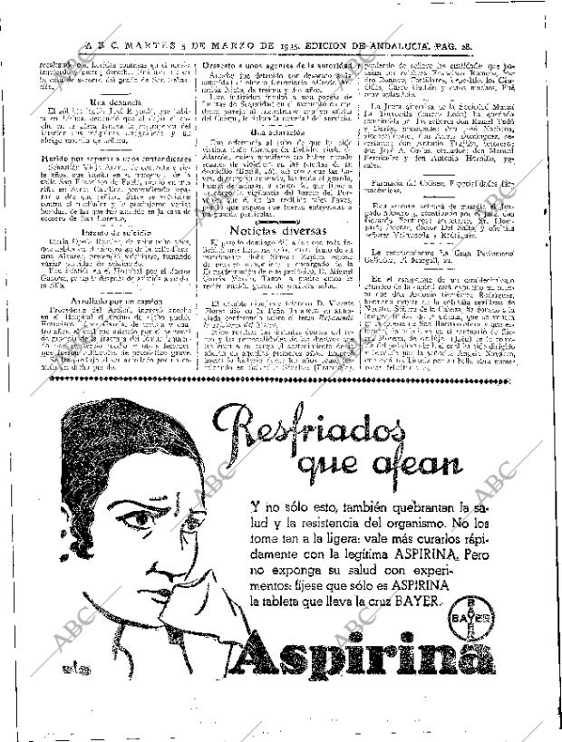 ABC SEVILLA 05-03-1935 página 28