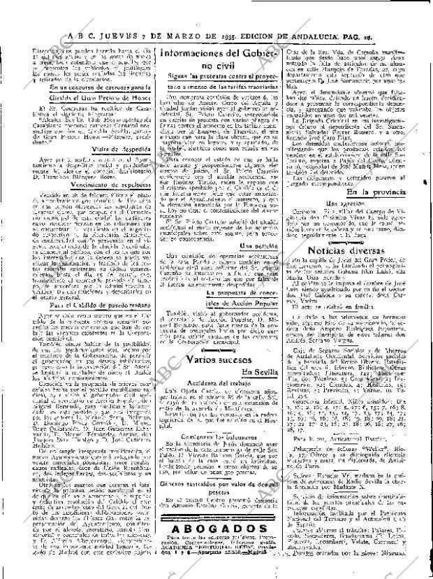 ABC SEVILLA 07-03-1935 página 28