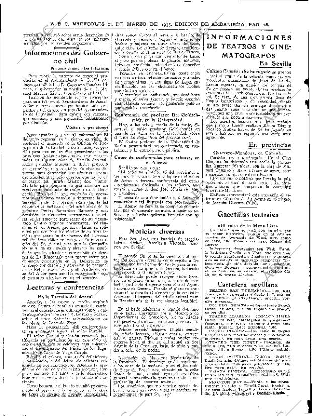 ABC SEVILLA 13-03-1935 página 28