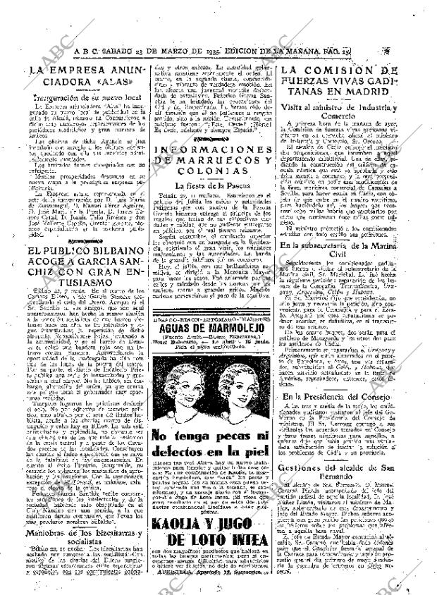 ABC MADRID 23-03-1935 página 25