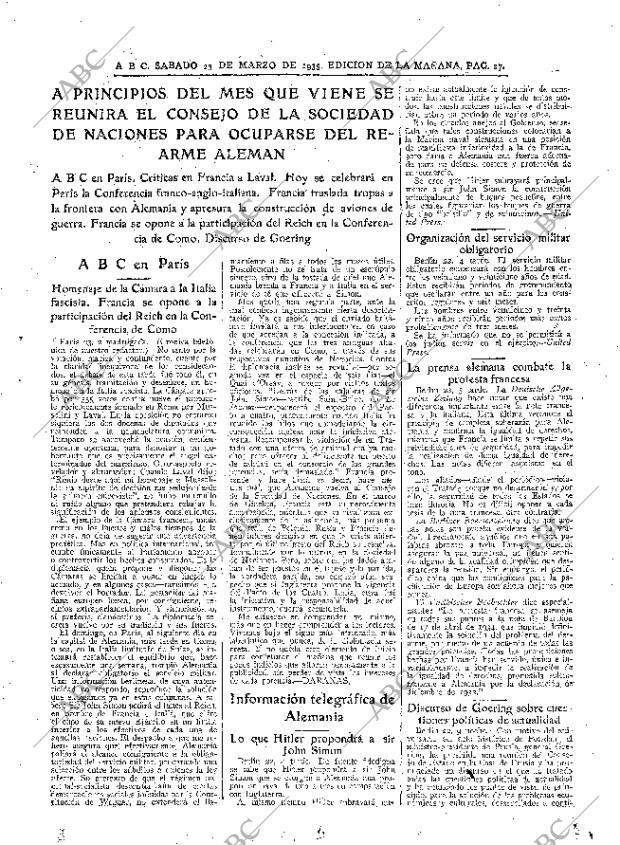 ABC MADRID 23-03-1935 página 27