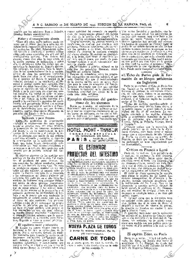 ABC MADRID 23-03-1935 página 28