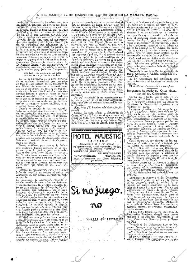 ABC MADRID 26-03-1935 página 22