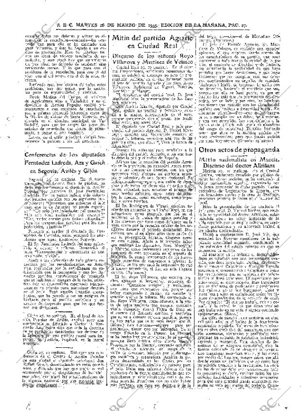 ABC MADRID 26-03-1935 página 27