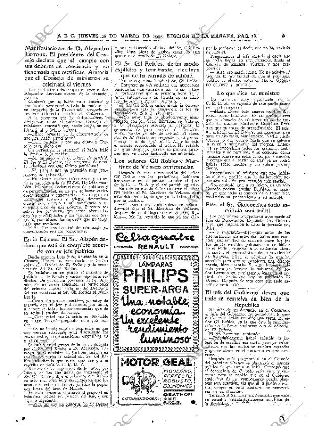 ABC MADRID 28-03-1935 página 18