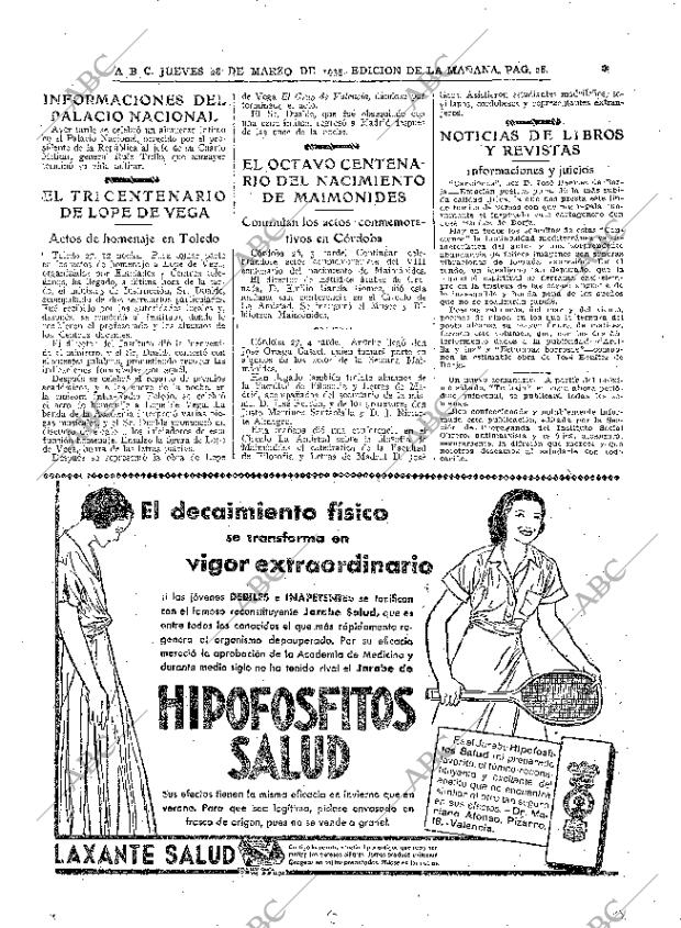 ABC MADRID 28-03-1935 página 28