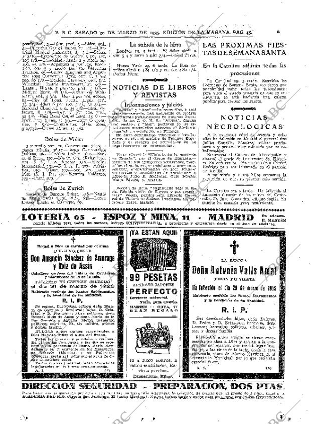 ABC MADRID 30-03-1935 página 45
