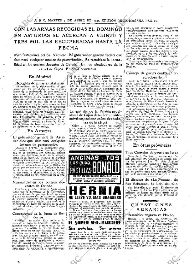 ABC MADRID 02-04-1935 página 25