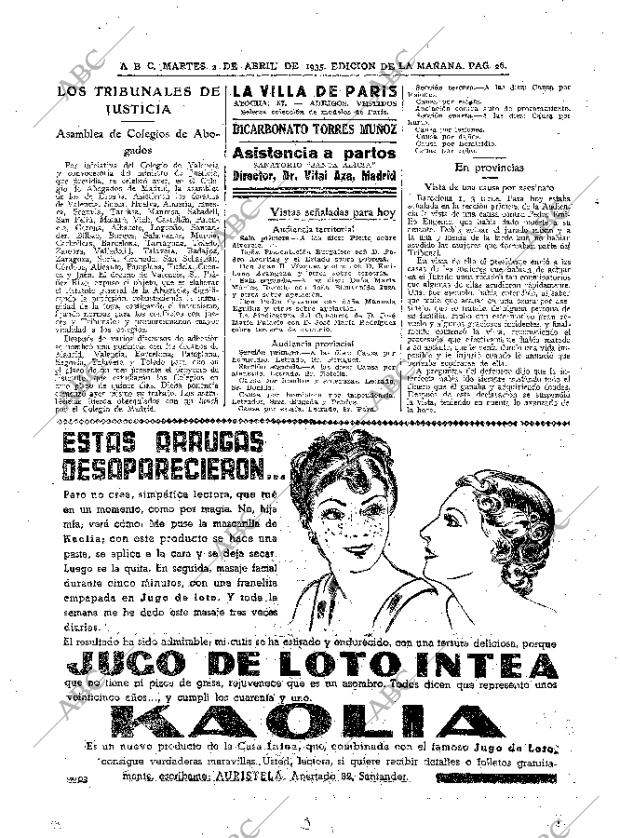 ABC MADRID 02-04-1935 página 26