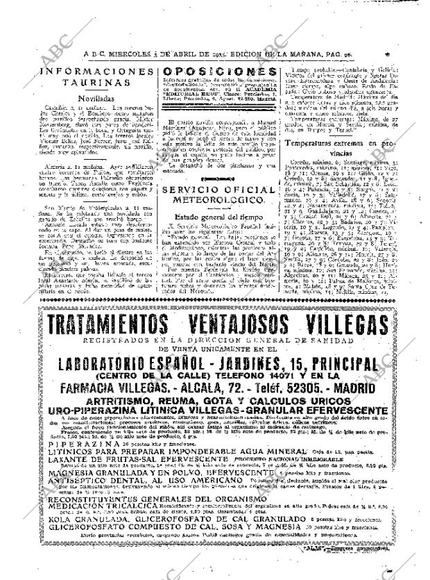 ABC MADRID 03-04-1935 página 26