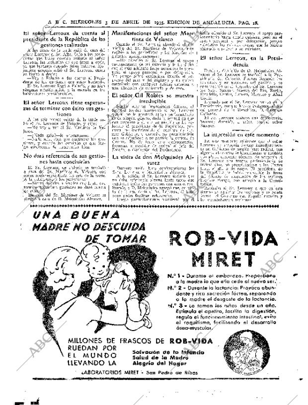 ABC SEVILLA 03-04-1935 página 18