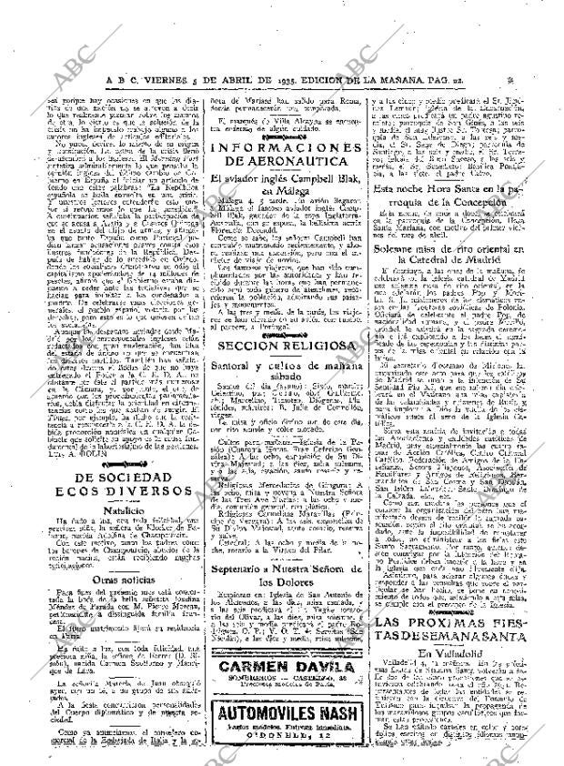 ABC MADRID 05-04-1935 página 22