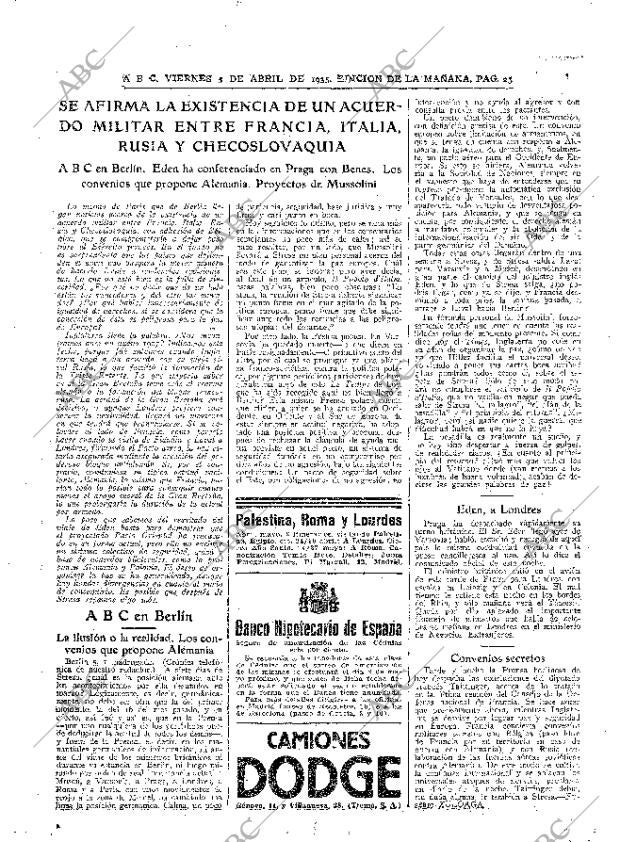 ABC MADRID 05-04-1935 página 25