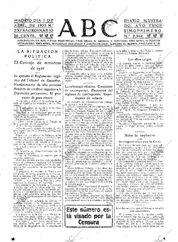 ABC MADRID 07-04-1935 página 25