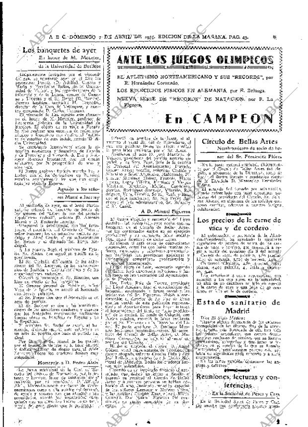 ABC MADRID 07-04-1935 página 45