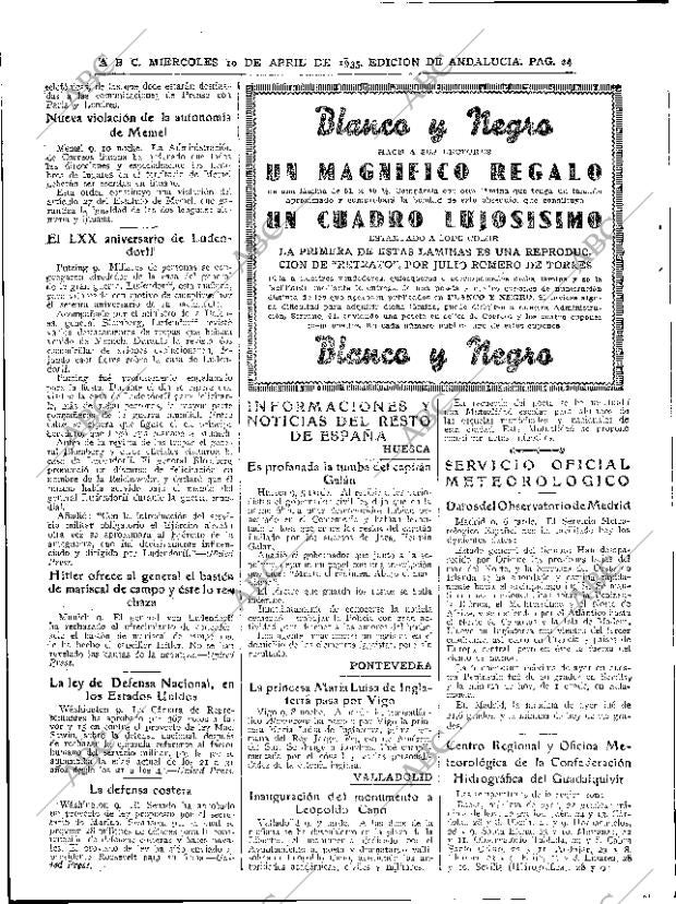 ABC SEVILLA 10-04-1935 página 20
