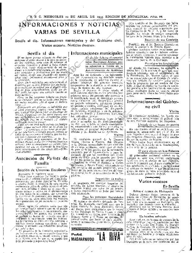ABC SEVILLA 10-04-1935 página 23