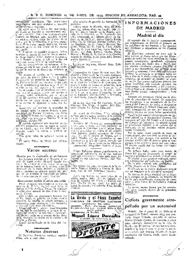 ABC SEVILLA 14-04-1935 página 44