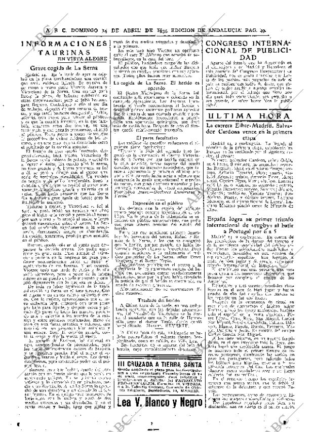 ABC SEVILLA 14-04-1935 página 49