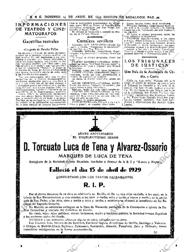 ABC SEVILLA 14-04-1935 página 50