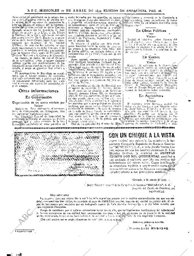 ABC SEVILLA 17-04-1935 página 14