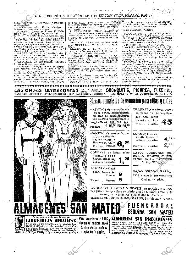 ABC MADRID 19-04-1935 página 40