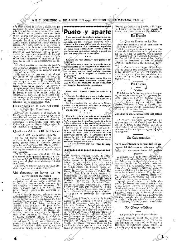 ABC MADRID 21-04-1935 página 27