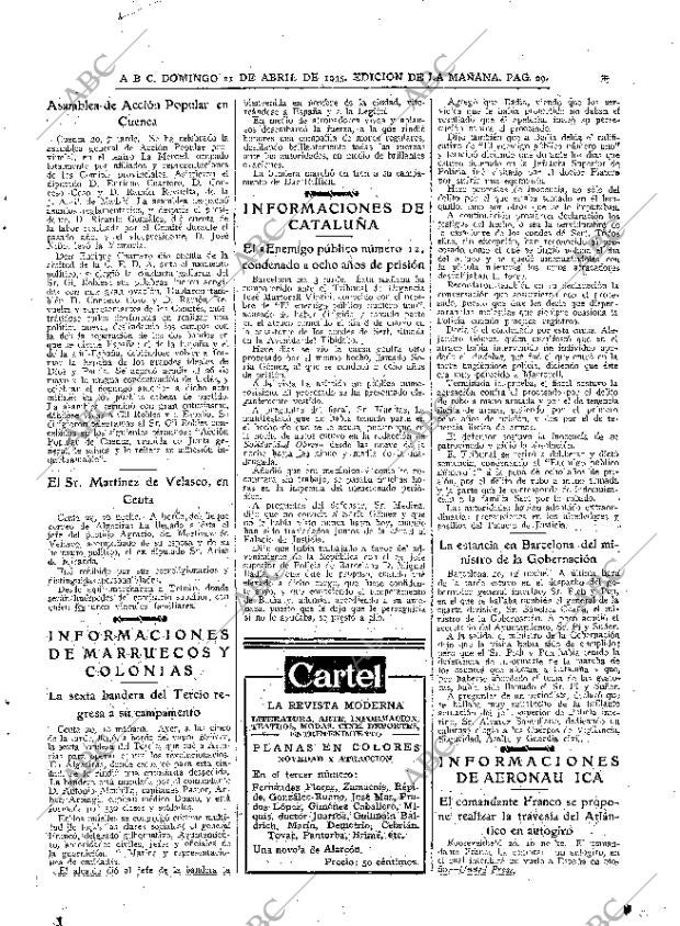 ABC MADRID 21-04-1935 página 29