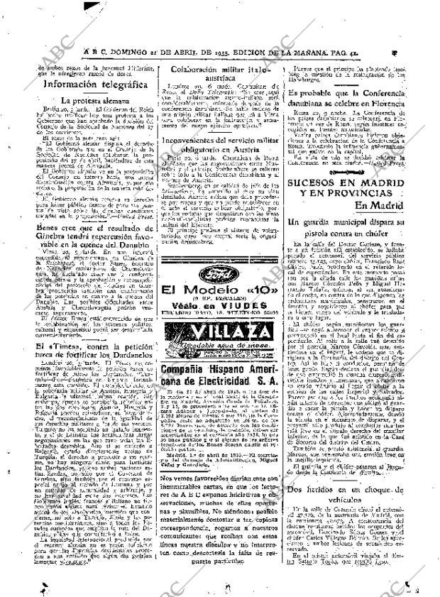 ABC MADRID 21-04-1935 página 41