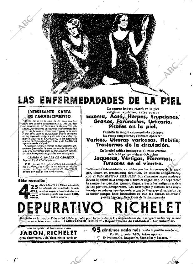 ABC MADRID 25-04-1935 página 22