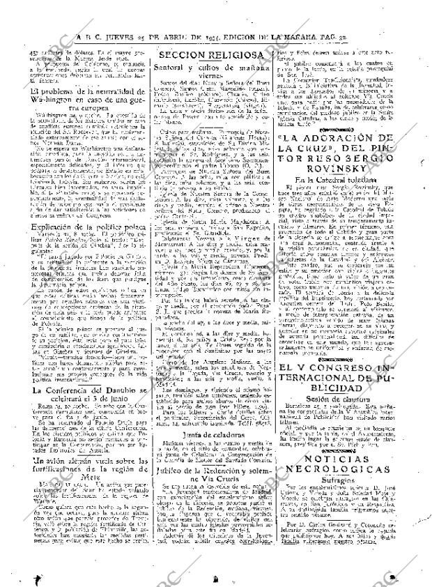 ABC MADRID 25-04-1935 página 32