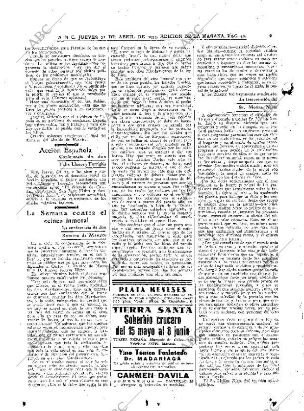 ABC MADRID 25-04-1935 página 40