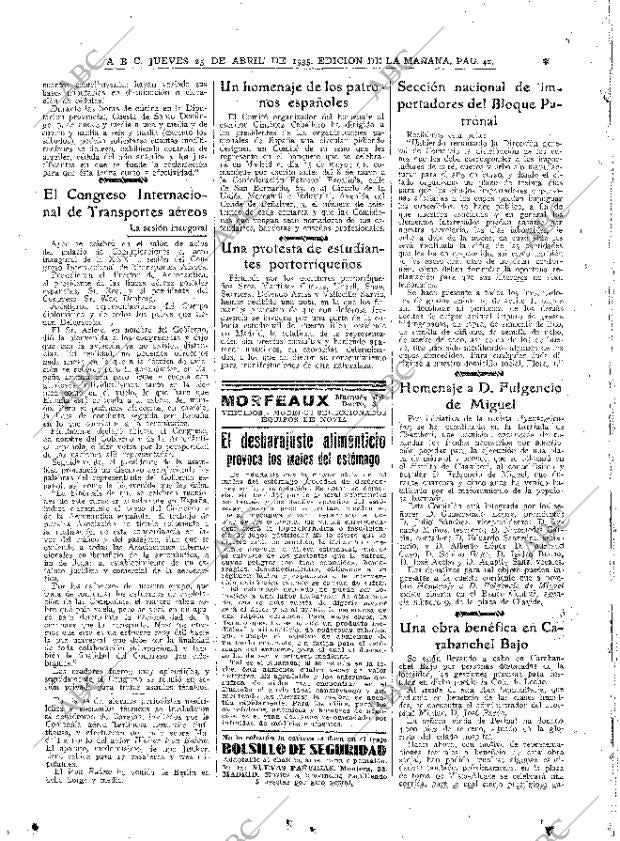 ABC MADRID 25-04-1935 página 42