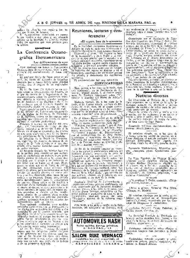 ABC MADRID 25-04-1935 página 43