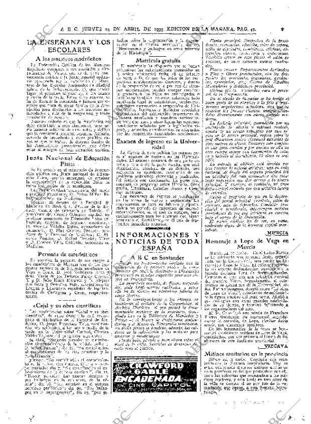 ABC MADRID 25-04-1935 página 47