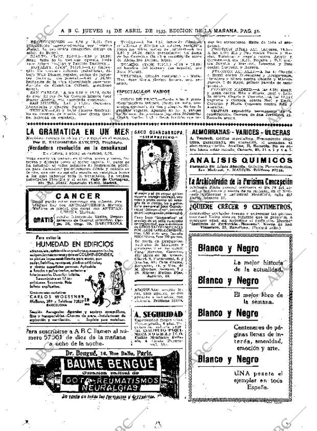 ABC MADRID 25-04-1935 página 51