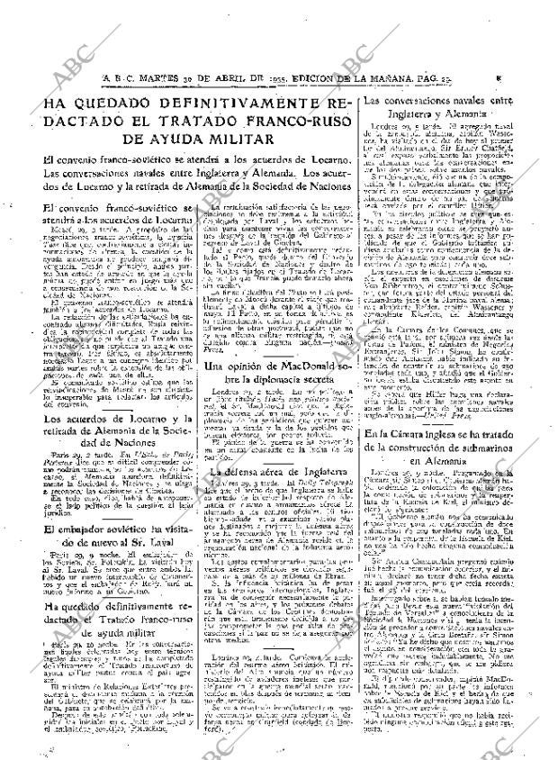 ABC MADRID 30-04-1935 página 29