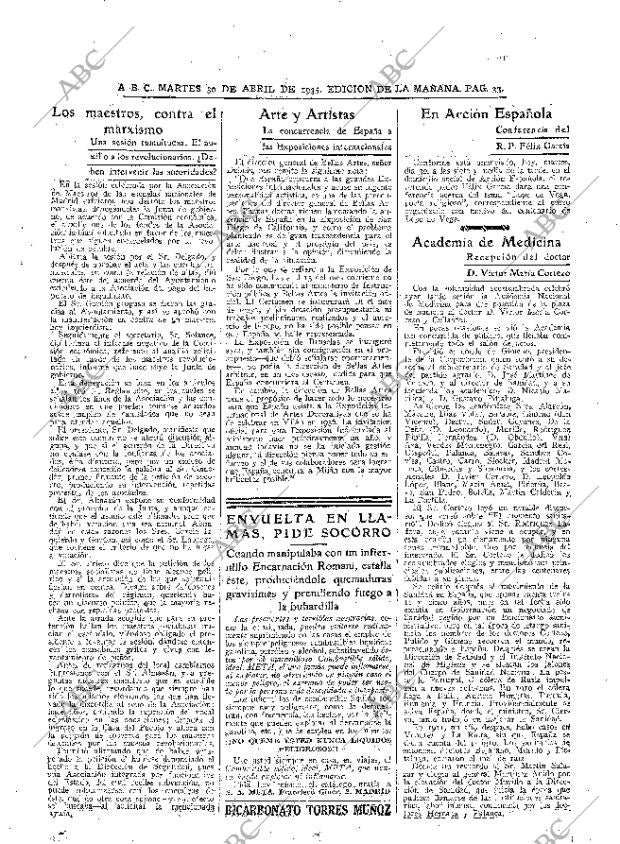 ABC MADRID 30-04-1935 página 33