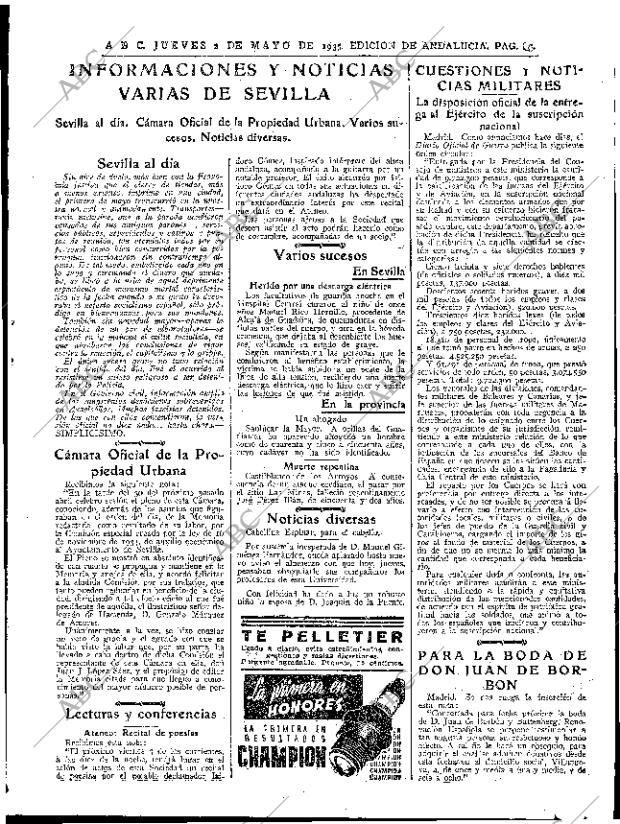 ABC SEVILLA 02-05-1935 página 17