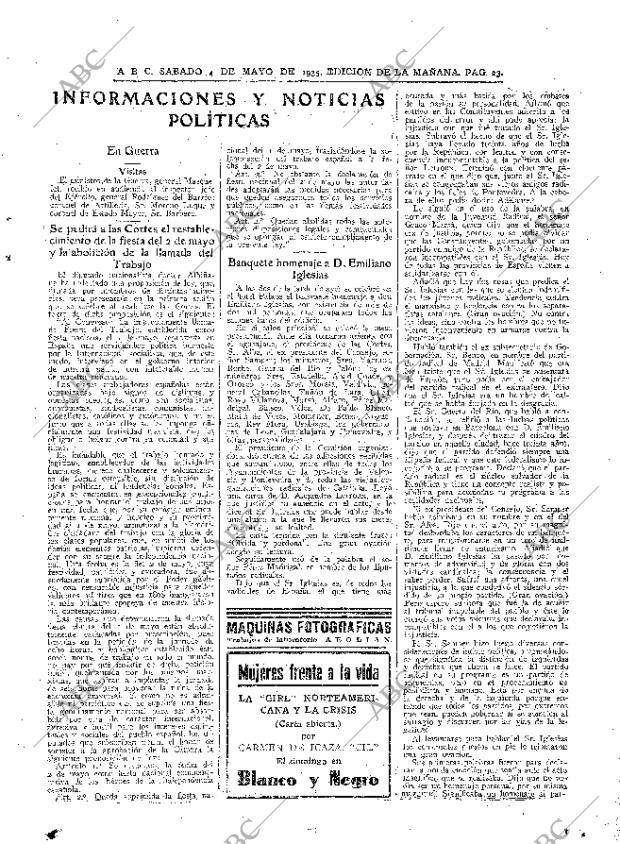 ABC MADRID 04-05-1935 página 23