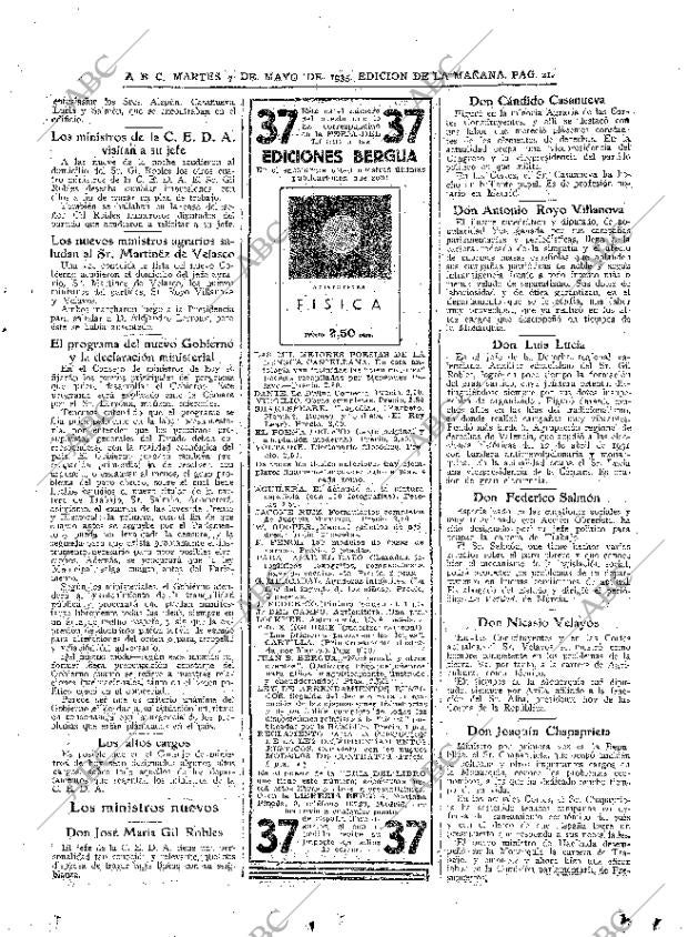 ABC MADRID 07-05-1935 página 21