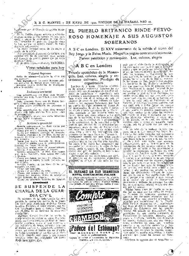 ABC MADRID 07-05-1935 página 25