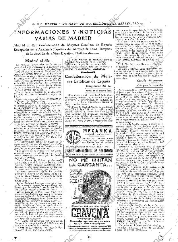 ABC MADRID 07-05-1935 página 31