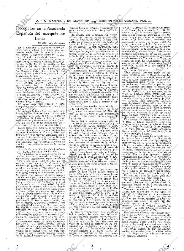 ABC MADRID 07-05-1935 página 32
