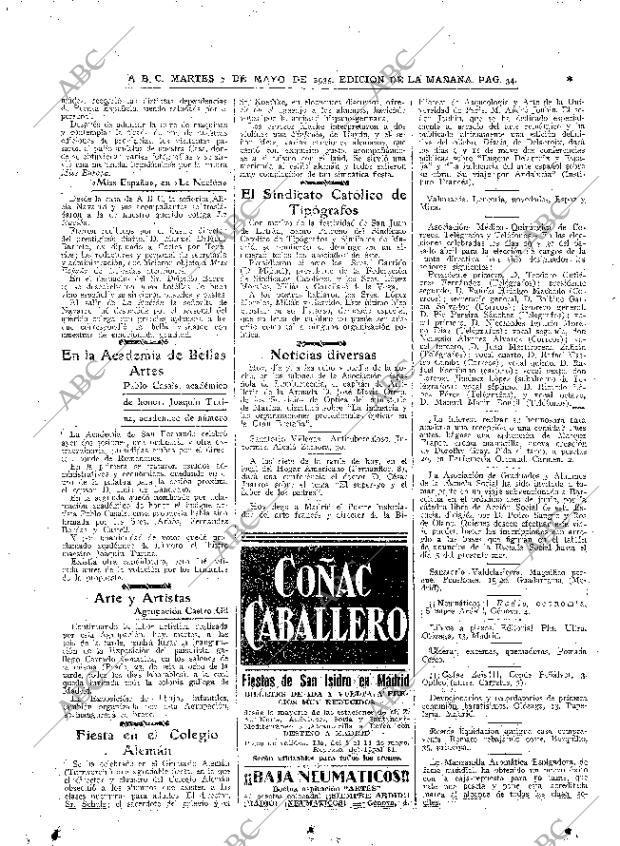 ABC MADRID 07-05-1935 página 34