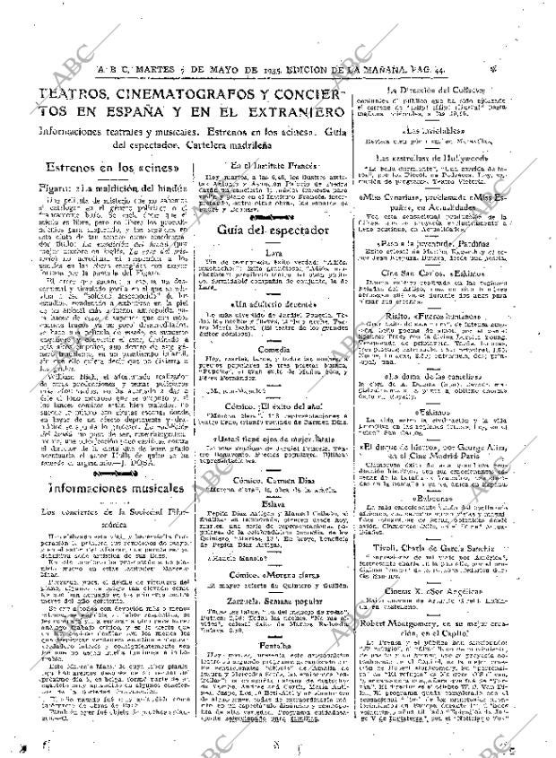 ABC MADRID 07-05-1935 página 44