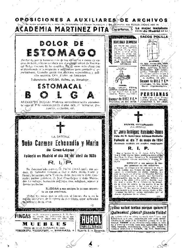 ABC MADRID 07-05-1935 página 56