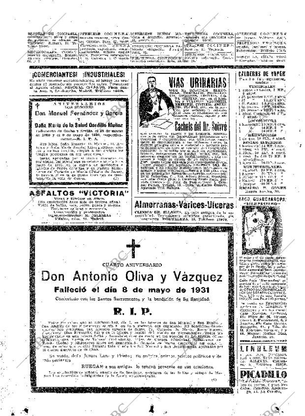 ABC MADRID 07-05-1935 página 62