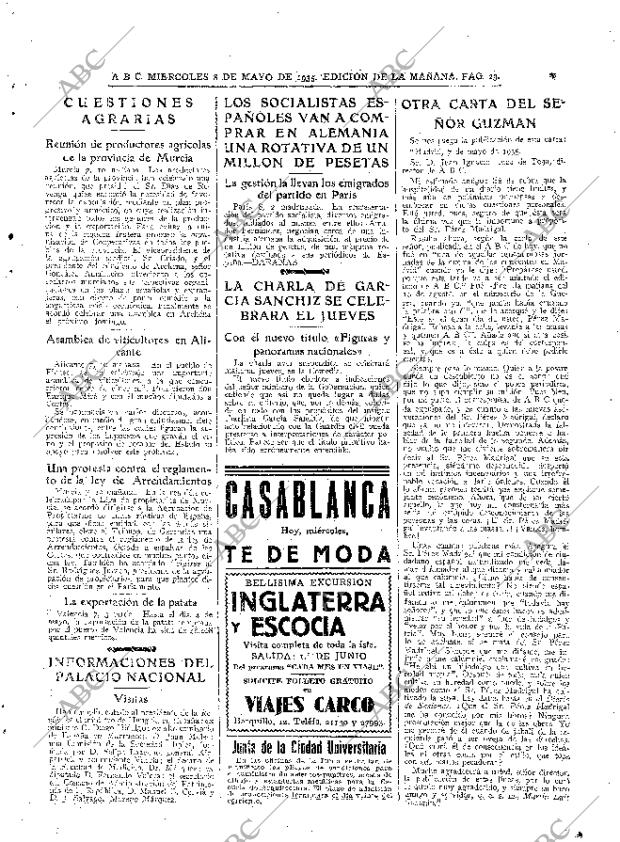 ABC MADRID 08-05-1935 página 23