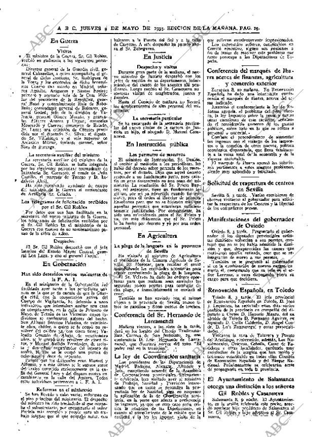 ABC MADRID 09-05-1935 página 19